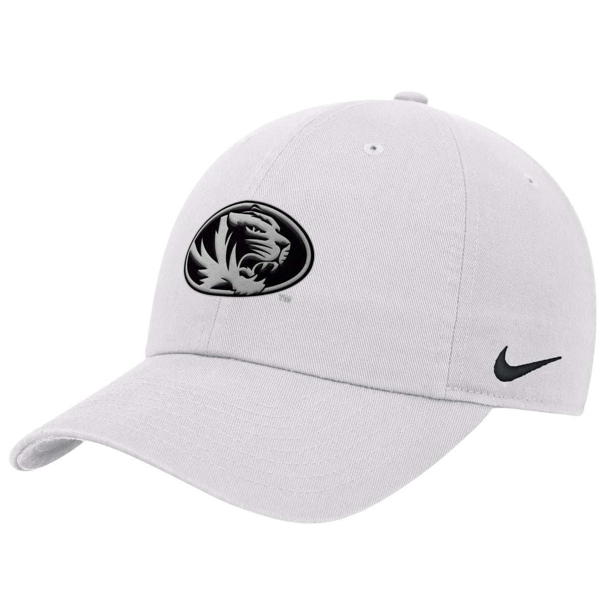 gray and white nike hat