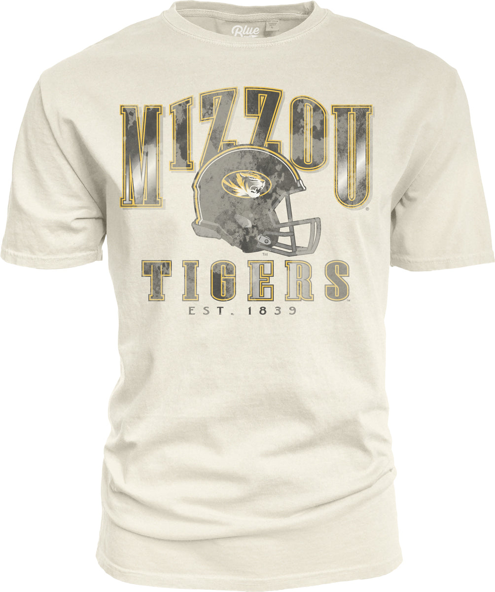 さらに100円引き◆MARITHE◆VINTAGE FOOTBALL TEE Men's Gold Missouri Tigers Vintage Through the Years 2-Hit T
