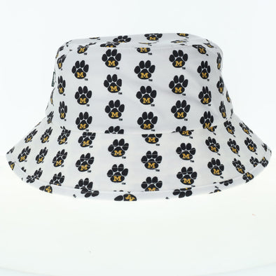 Mizzou Tigers Vault Paw All Over Logo White Bucket Hat