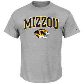 Mizzou Tigers Champion®  Big and Tall Tiger Head Grey T-Shirt