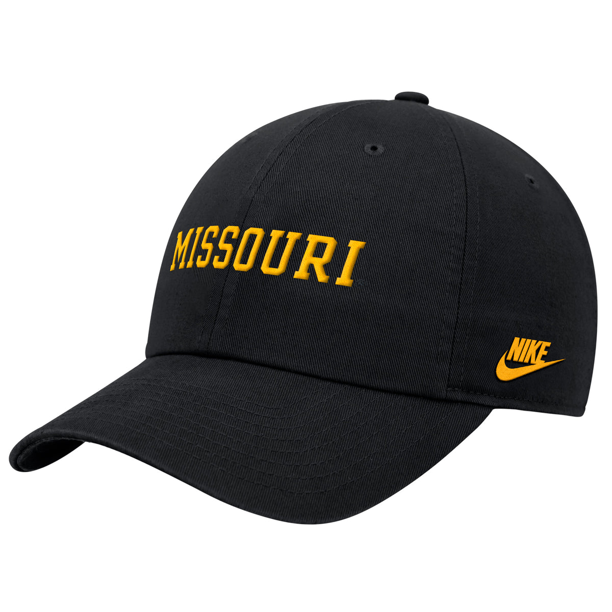 Mizzou Tigers Nike® 2025 Club Adjustable Missouri Black