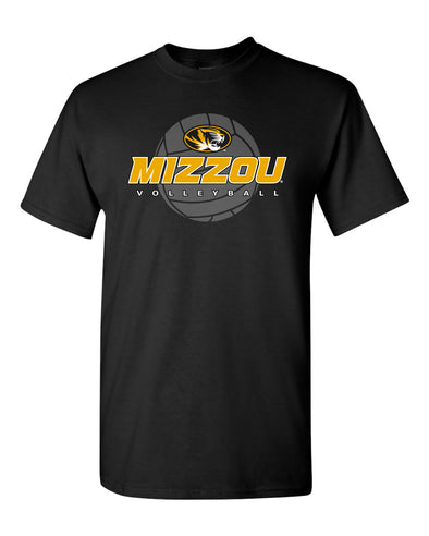 Mizzou Volleyball Black Crew Neck T-Shirt