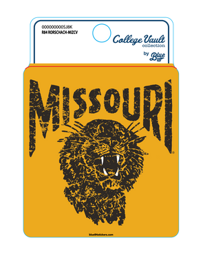 Mizzou Tigers Vinyl Vault Missouri Black Ink Tiger Sticker