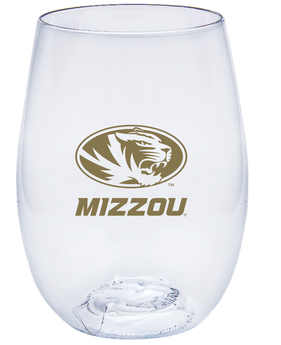 Mizzou Tiger Head Plastic Govino Cup