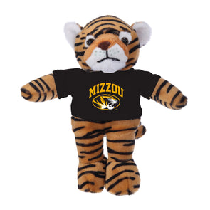 Mizzou Tigers Plush Tiger Pals Buddies with Oval Tiger Head Black T-Shirt