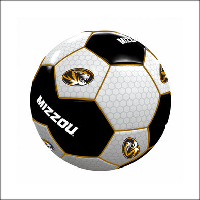 Mizzou Tigers Mini Oval Tiger Head Soccer Ball 5"