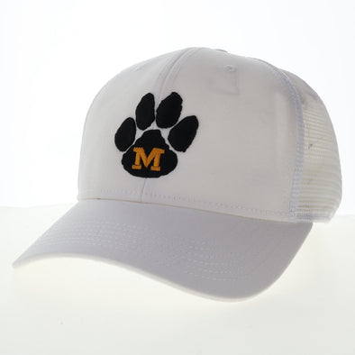 Mizzou Tigers Legacy Vault Paw M Logo White Hat