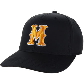 Mizzou Tigers Legacy Vault Scalloped M Black Hat