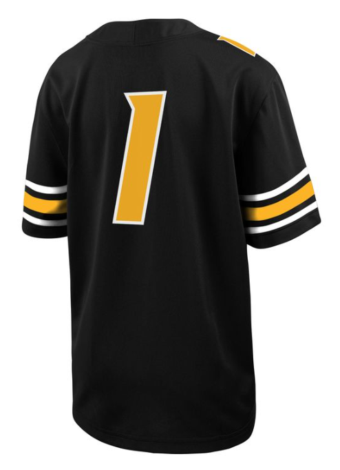 Mizzou Tigers Nike® 2024 Official Replica #1 Black Football Jersey