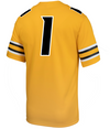Mizzou Tigers Nike® 2024 Official Replica #1 Gold Football Jersey