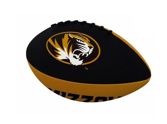 Mizzou Tigers Oval Tiger Head Pinwheel Junior Size Football