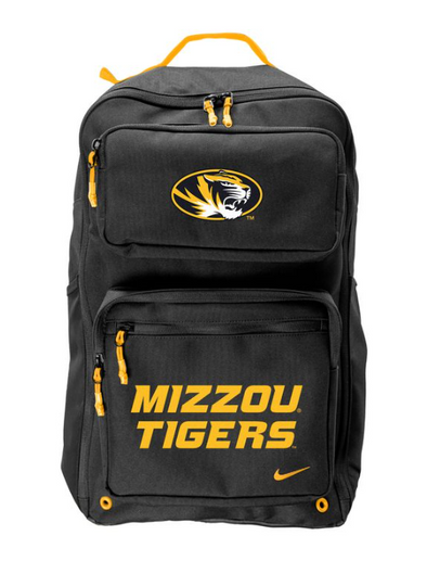 Mizzou Tigers Nike® 2024 Utility Speed Oval Tiger Head Black Backpack