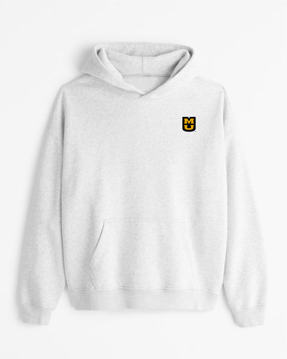 Mizzou Tigers Homefield Heavyweight Stacked MU Logo Grey Hoodie