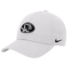Mizzou Tigers Nike® 2025 Oval Tiger Head Club Tonal White Adjustable Hat