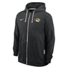 Mizzou Tigers Nike® 2025 Sideline Full Zip Oval Tiger Head Black Sweatshirt Jacket