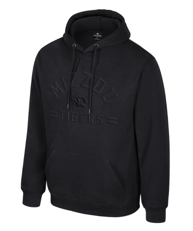 Mizzou Tigers Colosseum New Member Puff Mizzou Tigers Tiger Head Black Hoodie