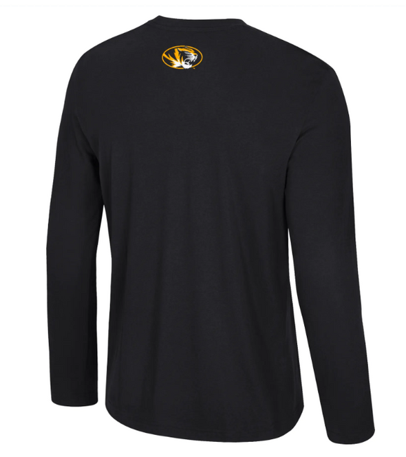Mizzou Tigers Colosseum Bar Mizzou Tigers Long Sleeve Black T-Shirt