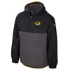Mizzou Tigers Colosseum Oval Tiger Head Anorak 1/2 Zip Black/Grey Jacket