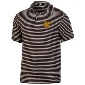 Mizzou Tigers Champion® Vault Beanie Tiger Black and Beige Stripe Polo