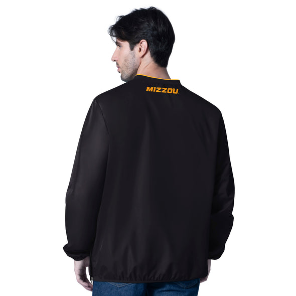 Mizzou Tigers Tiger Head Pullover Black Jacket