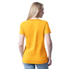 Mizzou Tigers G-III Sports Ladies Cheer Dance II Mizzou Tiger Head V-Neck Gold T-Shirt