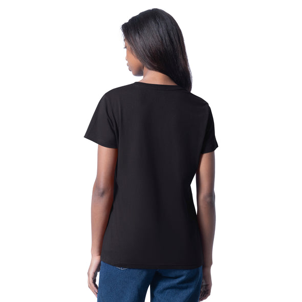 Mizzou Tigers G-III Sports Ladies Cheer Dance Mizzou Tiger Head V-Neck Black T-Shirt