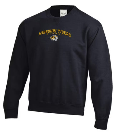 Mizzou Tigers Colosseum OHT Platoon Fleece Grey Crew Neck