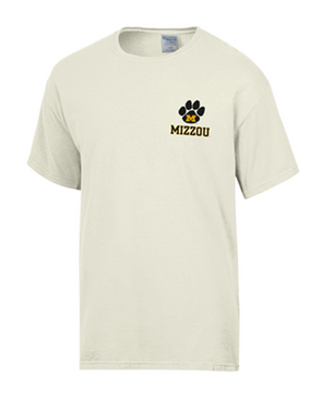 Mizzou Tigers Comfort Wash Mizzou RAH Truman Standing Off White T-Shirt