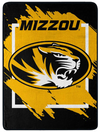 Mizzou Tigers Oval Tiger Head Rashel Micro Blanket
