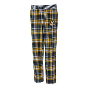 Mizzou Tigers Concept Sports Tiger Head Women's Laney Flannel Plaid Black and Gold Pants