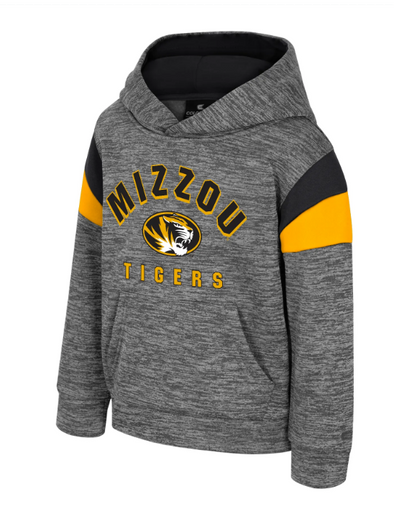 Mizzou Tigers Colosseum Toddler Wizard City Missouri Tigers Oval Tiger Head Grey Hoodie