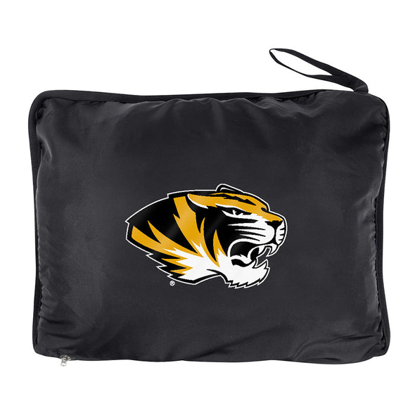 Mizzou Tigers Colosseum Oval Tiger Head Bonjour Packable Black Puffer Jacket