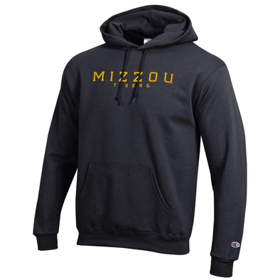 Mizzou Tigers Champion® 3D Embroidered Mizzou Tigers Black Hoodie
