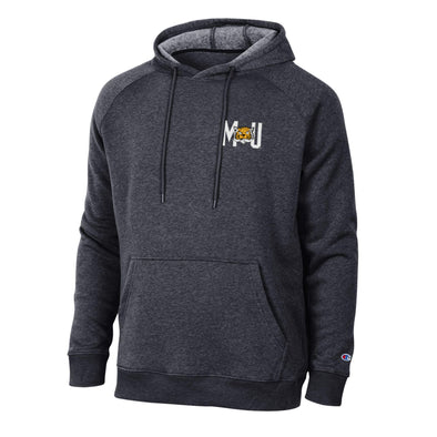 Mizzou Tigers 2025 Champion® TAM Student Designed Triumph MU Vault Sweater Tiger Black Hoodie