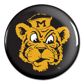 Mizzou Tigers Vault Beanie Tiger Black Button 2.25"