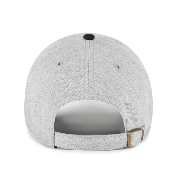 Mizzou Tigers 47 Brand Standish MVP Missouri Tigers Vault Paw M Side Logo Grey and Black Adjustable Hat