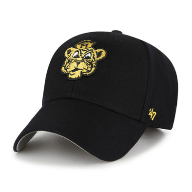 Mizzou Tigers 47 Brand MVP Vault Beanie Tiger Black Adjustable Hat
