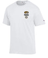 Mizzou Tigers Champion® SEC All Teams Spell Out Football Helmets White T-Shirt