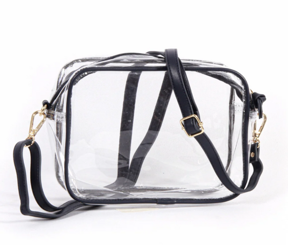 Mizzou Tigers Clear Purse with Missouri Tigers Oval Tiger Head Logo Strap