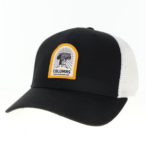 Mizzou Tigers Official Homecoming 2025 Call of the Columns Trucker Mesh Black and White Hat