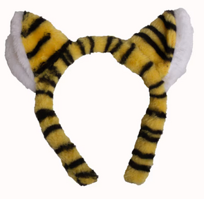 Mizzou Tiger Plush Tiger Ears Black and Gold