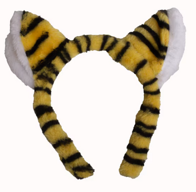 Mizzou Tiger Plush Tiger Ears Black and Gold