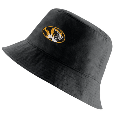 Mizzou Tigers Nike® 2023 Oval Tiger Head Black Bucket Hat