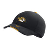 Mizzou Tigers Nike® 2023 Youth Sideline Adjustable Oval Tiger Head Black Hat