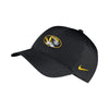 Mizzou Tigers Nike® 2024 Oval Tiger Head Performance Black Adjustable Hat