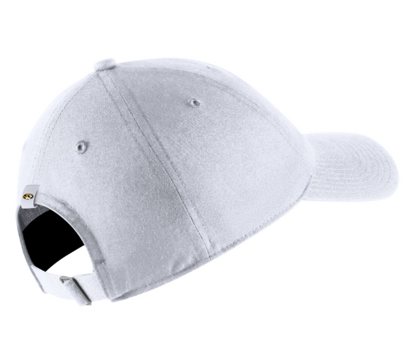 Mizzou Tigers Nike® 2023 Arch Missouri White Adjustable Hat