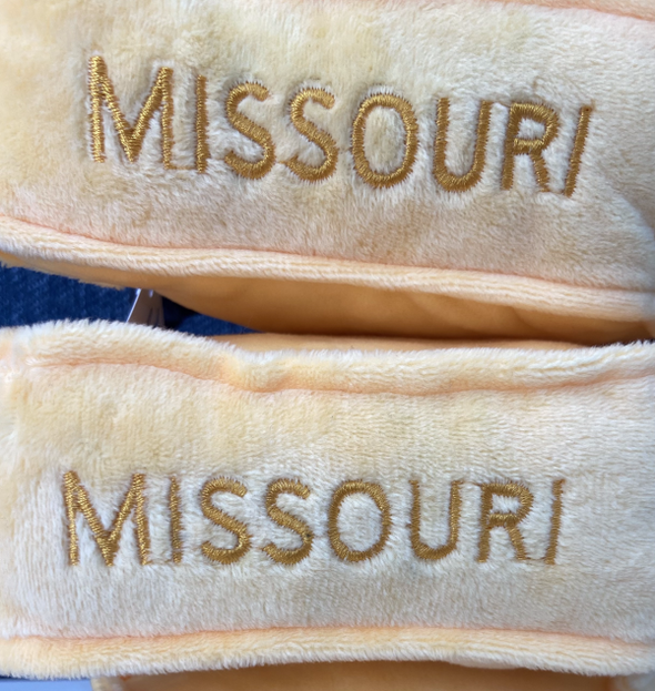 Mizzou Tigers Plush Stuffed State of Missouri
