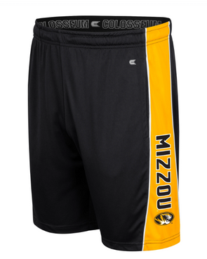 Mizzou Tigers Colosseum Oval Tiger Head Sanest Choice Black and Gold Short