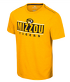 Mizzou Tigers Colosseum No Problemo Tiger Head Gold T-Shirt