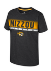 Mizzou Tigers Colosseum Youth Oval Tiger Head Black T-Shirt